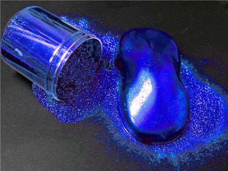 SuperBlue extra výrazná metalická farba, nariedená, objem: 1 liter