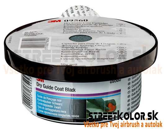 3M 09560 Kontrolný púder Čierny, 50 gr.