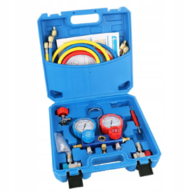 Tester a merač plnenia klimatizácie