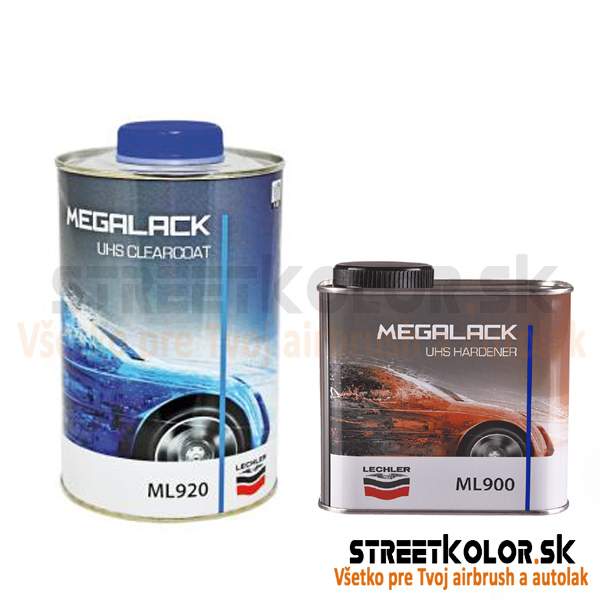 Číry UHS lak Lechler MEGALACK ML920 1l+0.5l tužidla extra vysoký lesk