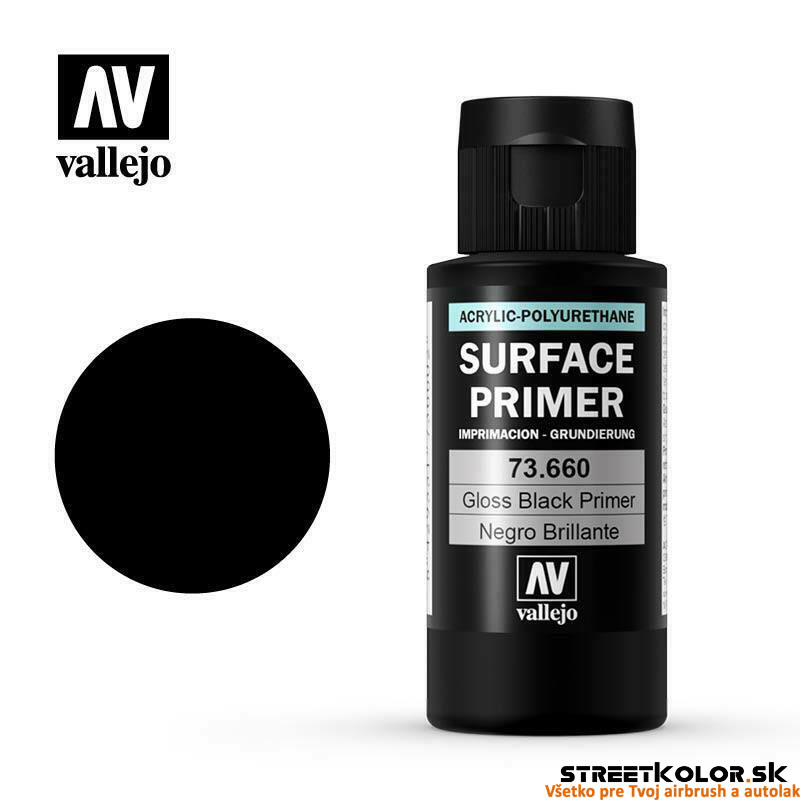 Vallejo 73.660 Gloss Black 60ml