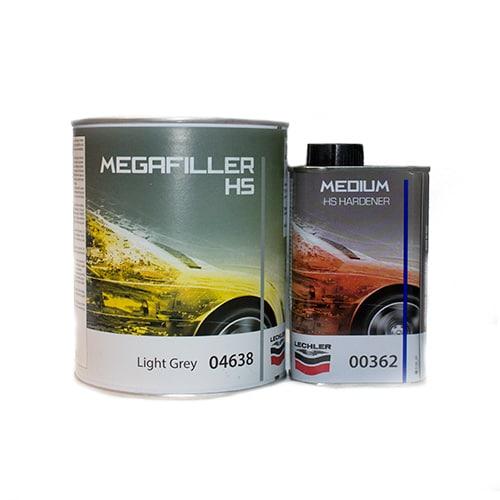 Plnič Sivý Lechler MEGAFILLER 04638 Low VOC, Plnič 1000 ml  + 200 ml tužidla