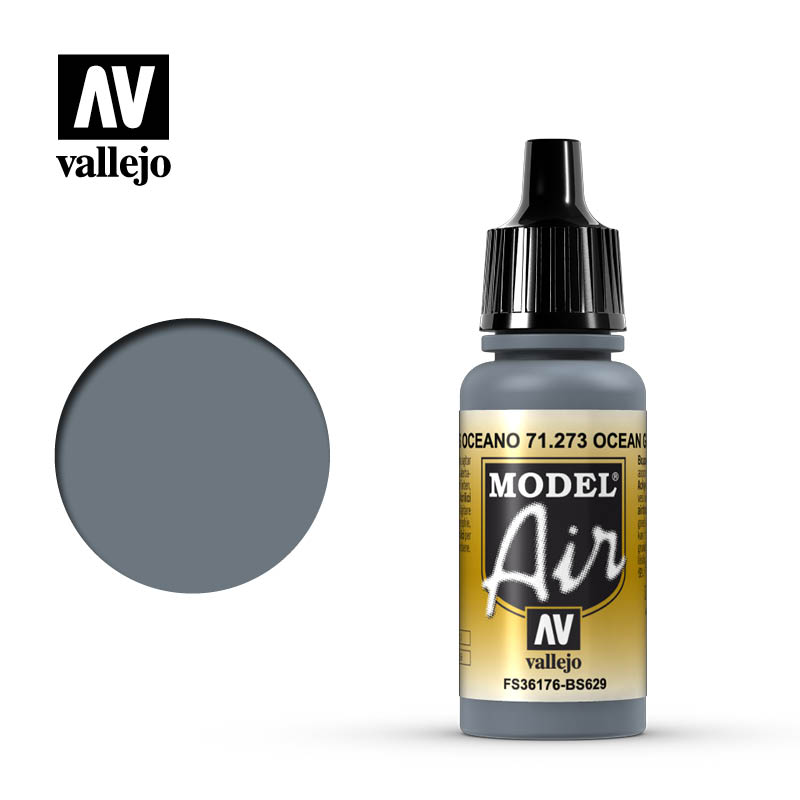 Vallejo 71.273 sivý oceán akrylová airbrush farba 17 ml