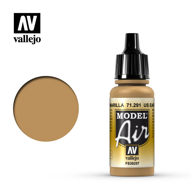 Vallejo 71.291 zemitá žltá akrylová airbrush farba 17 ml