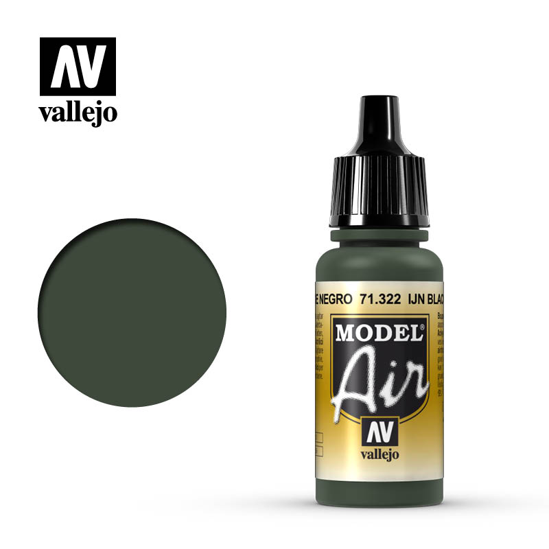 Vallejo 71.322 IJN čiernozelená akrylová airbrush farba 17 ml