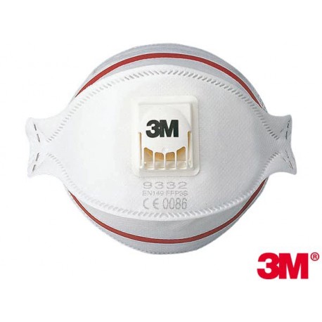 3M™ Respirátor skladací 3M AURA 9332+ NR D FFP3