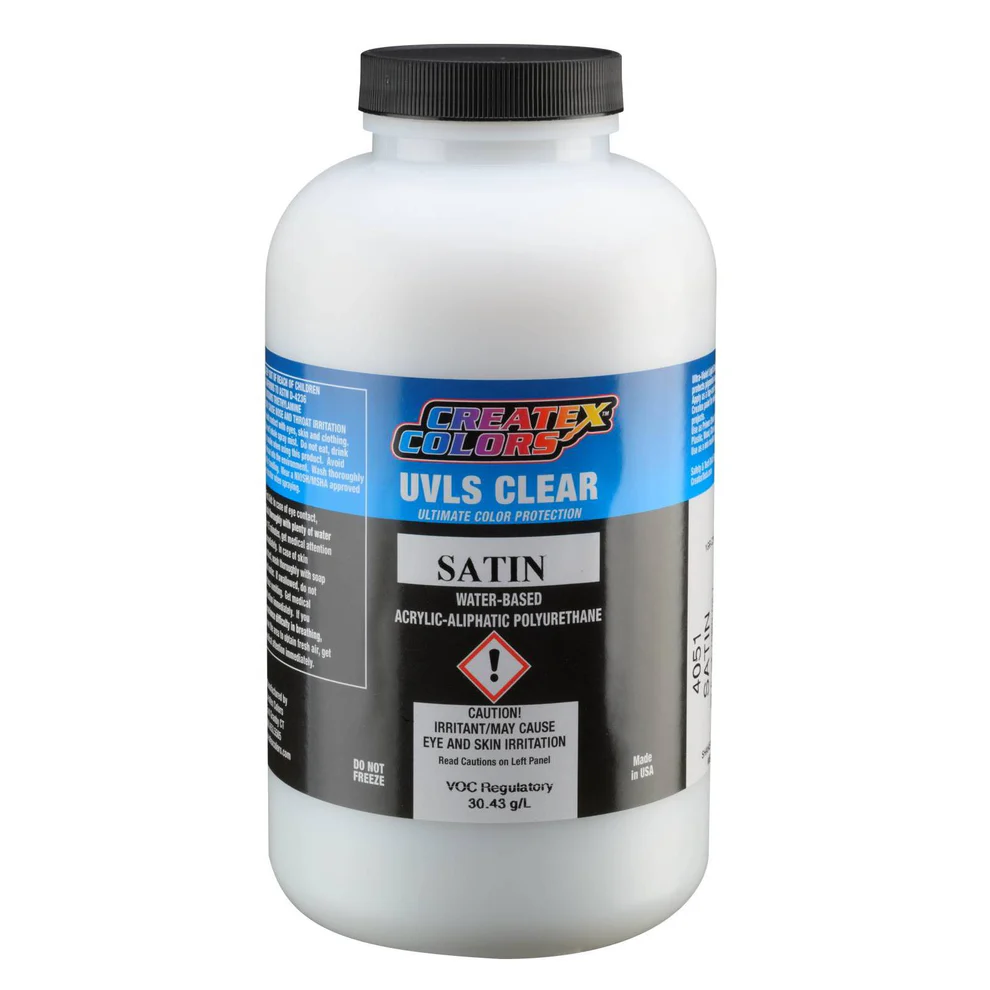 CreateX UVLS 4051 Saténový odolný polyuretánový lak pre interiér, exteriér,960ml