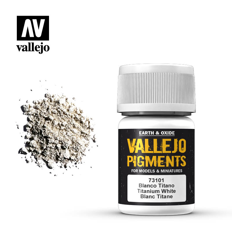 Vallejo pigment - TITANIUM WHITE 73101, 35ml
