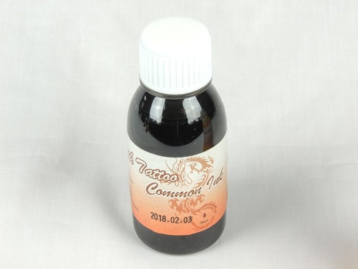 Fengda čierna tetovacia farba 100ml