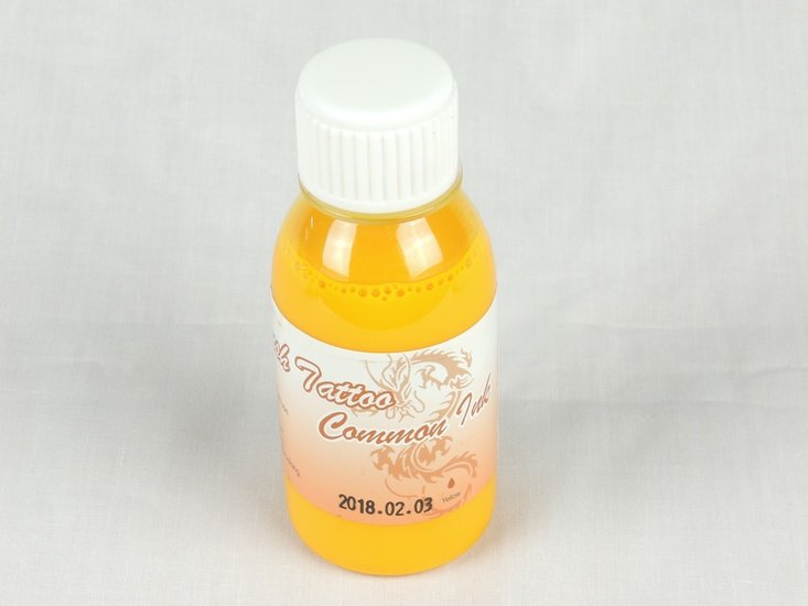 Fengda žltá tetovacia farba 100ml