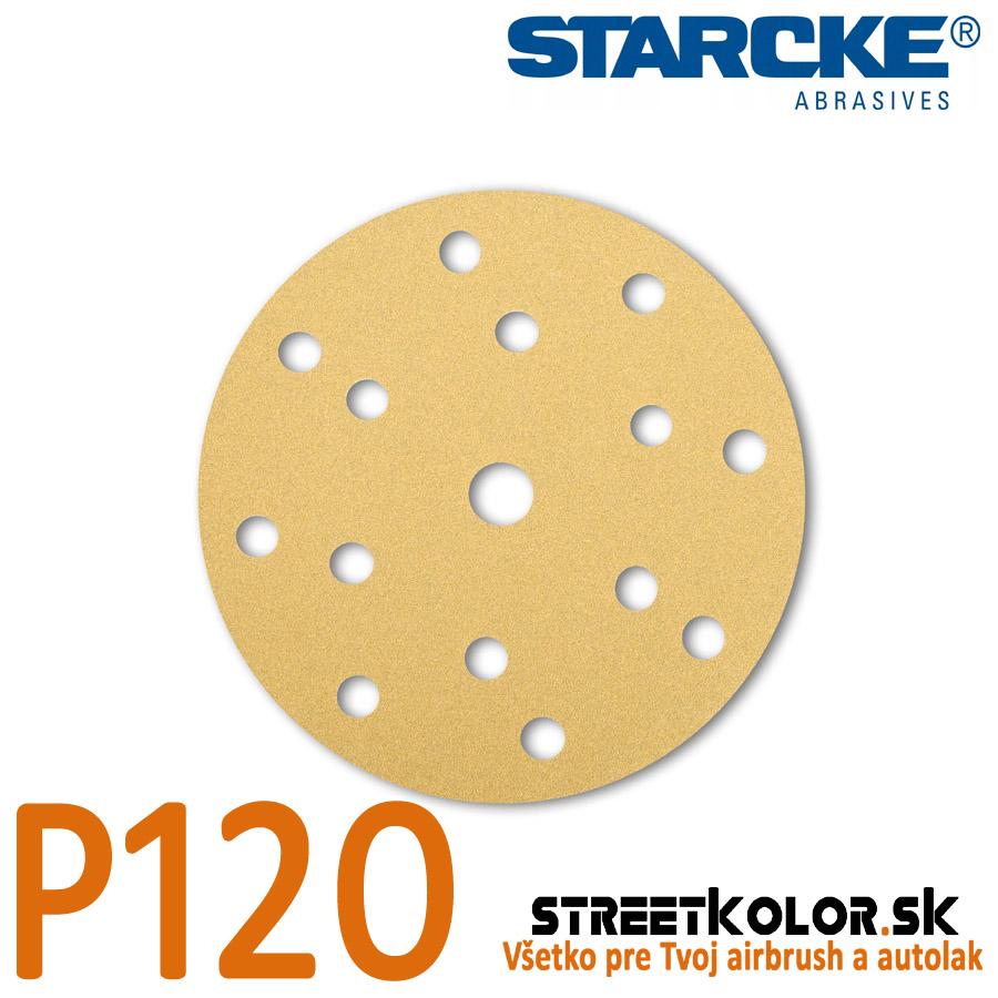 Starcke Brúsny disk P120, 150mm, 15 dier, 1ks