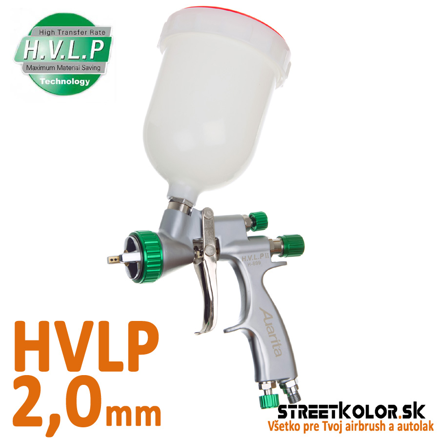 Striekacia pištoľ Auarita H-899 HVLP II 2,0mm (370l/min.)