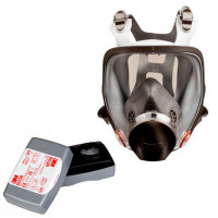 3M™ Celotvárová maska 6800, filter 6038 P3,aerosol,plynný HF, ozón, kyslé plyny