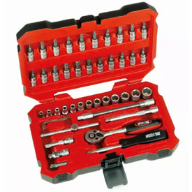 Hillen&Mohr Gola sada 1/4" + príslušenstvo 46 ks
