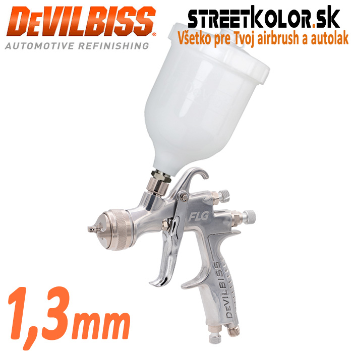 DeVilbiss FLG-5 1,3mm striekacia pištoľ pre metalízu a lak, MODEL 2024