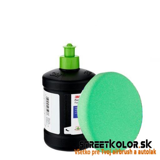 Hrubý brúsna set: 500ml pasta 3M Fast Cut Extreme 51816 + 150mm 3M kotúč 50487