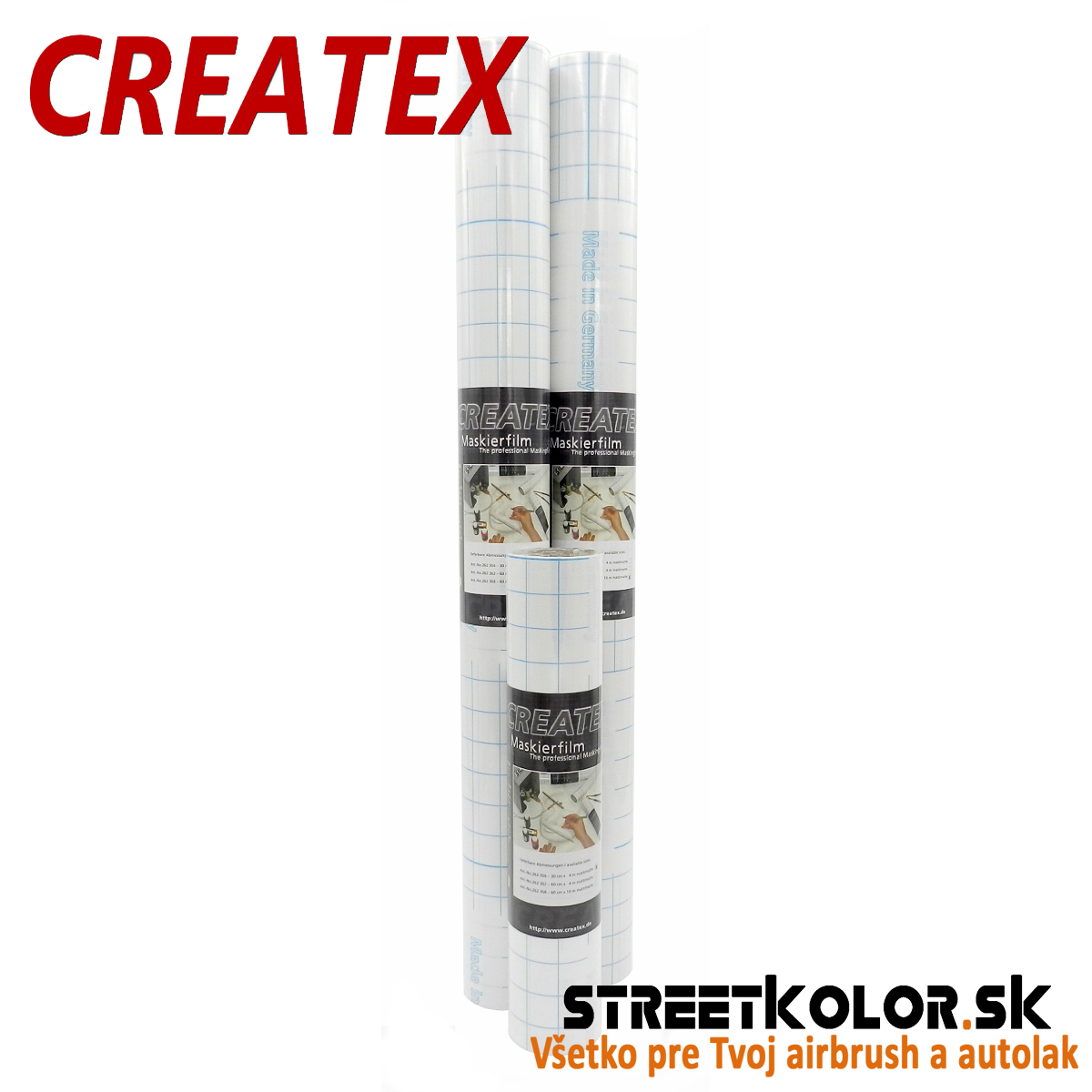 CREATEX Maskovacia fólia 30cm x 400cm,  Rolka, matná