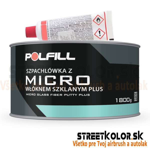 Tmel s MICRO sklenným vláknom  1,8 kg, POLFILL