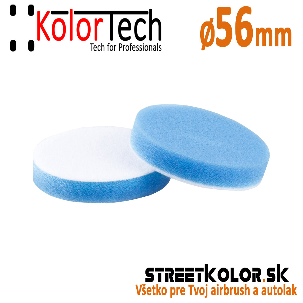 Penový kotúč tvrdý brúsny modrý KolorTech SUPERPAD MEDIUM ABRASIVE,  Ø 56mm