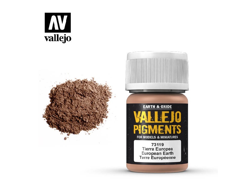 Vallejo pigment - European Earth 73119, 35ml