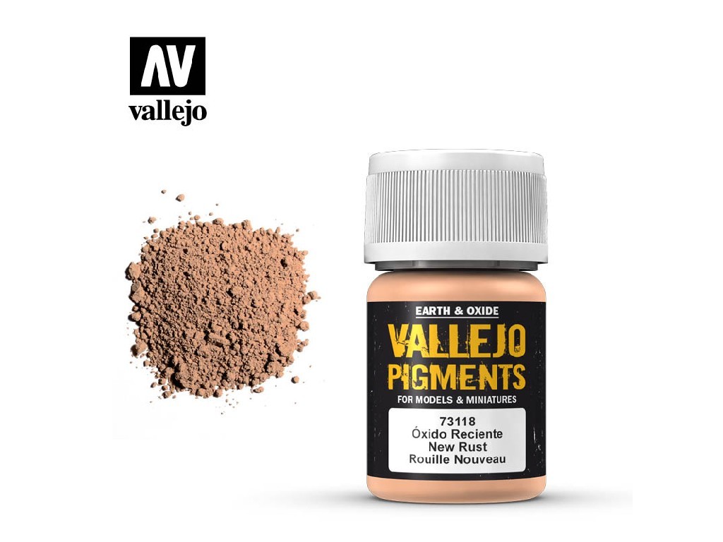 Vallejo pigment - NEW FRESH RUST 73118, 35ml
