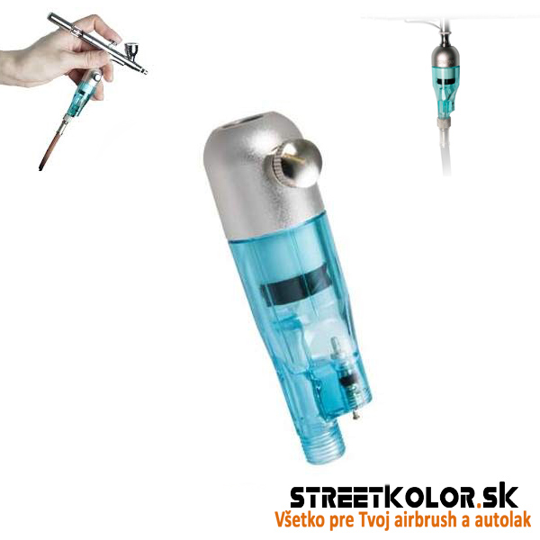 Airbrush odkaľovací mini filter SPARMAX SILVER BULLET MAC pod striekaciu pištoľ