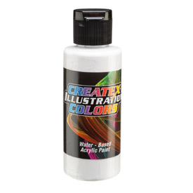 Ilustračná Biela airbrush farba CreateX 60 ml – 5050 Transparent White