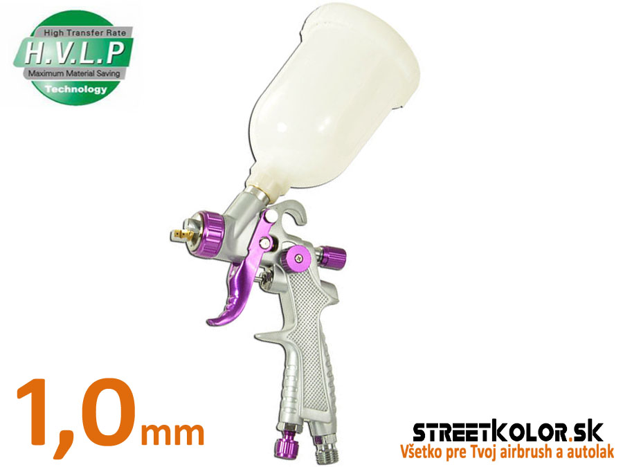 mini profi HVLP striekacia pištoľ 1,0mm, Auarita H-891, spotreba: (125-230l/min)