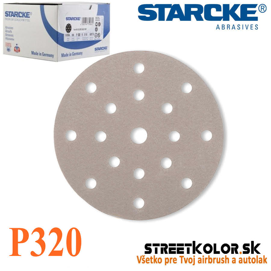Starcke Brúsny disk P320, 150mm, 15dier, 100ks