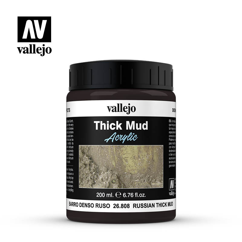 Vallejo Diorama Effects  RUSSIAN THICK MUD - Ruská hlina, 200 ml
