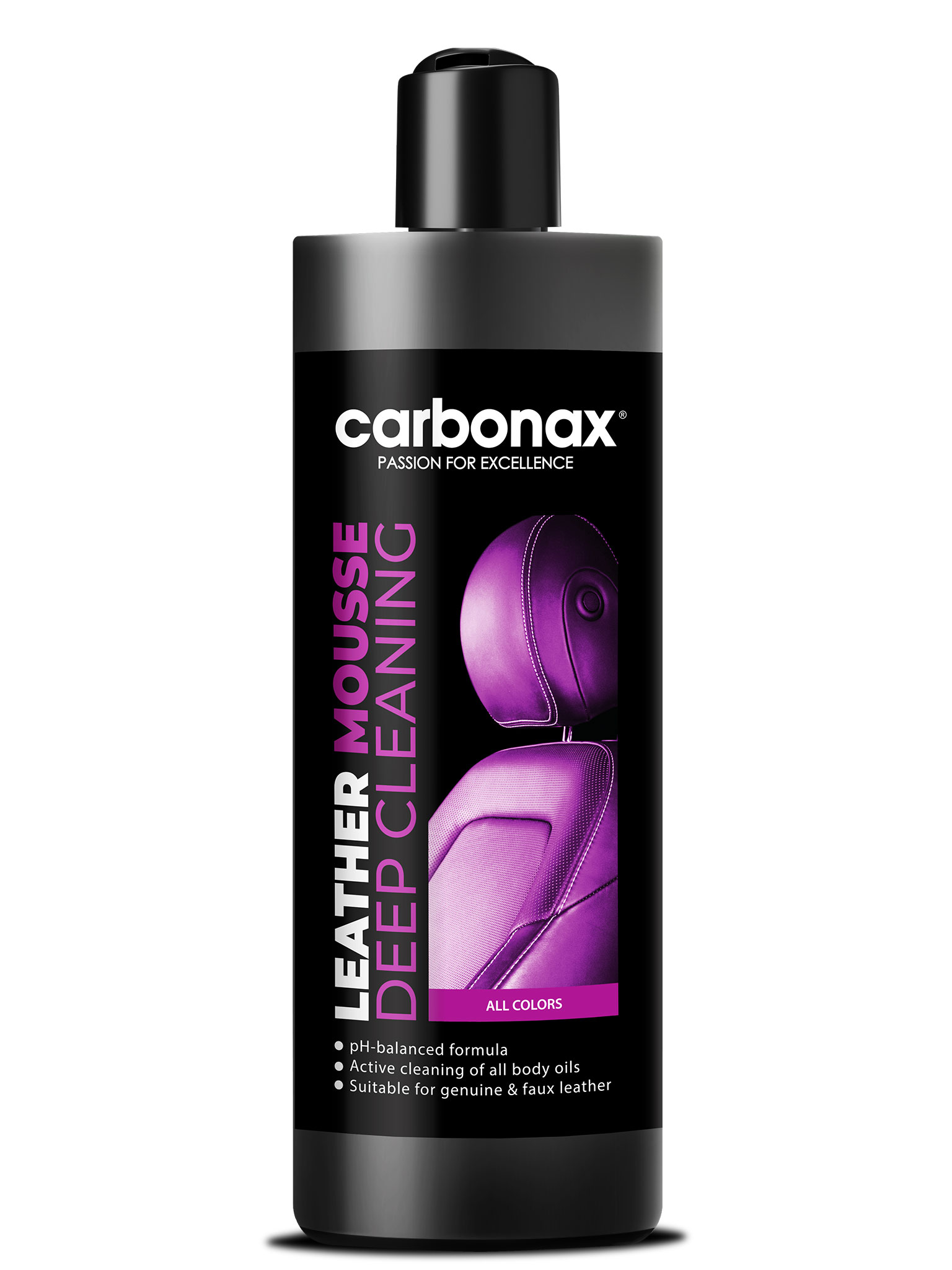 CARBONAX® čistiaca pena na kožu, náhradná náplň, objem 500ml