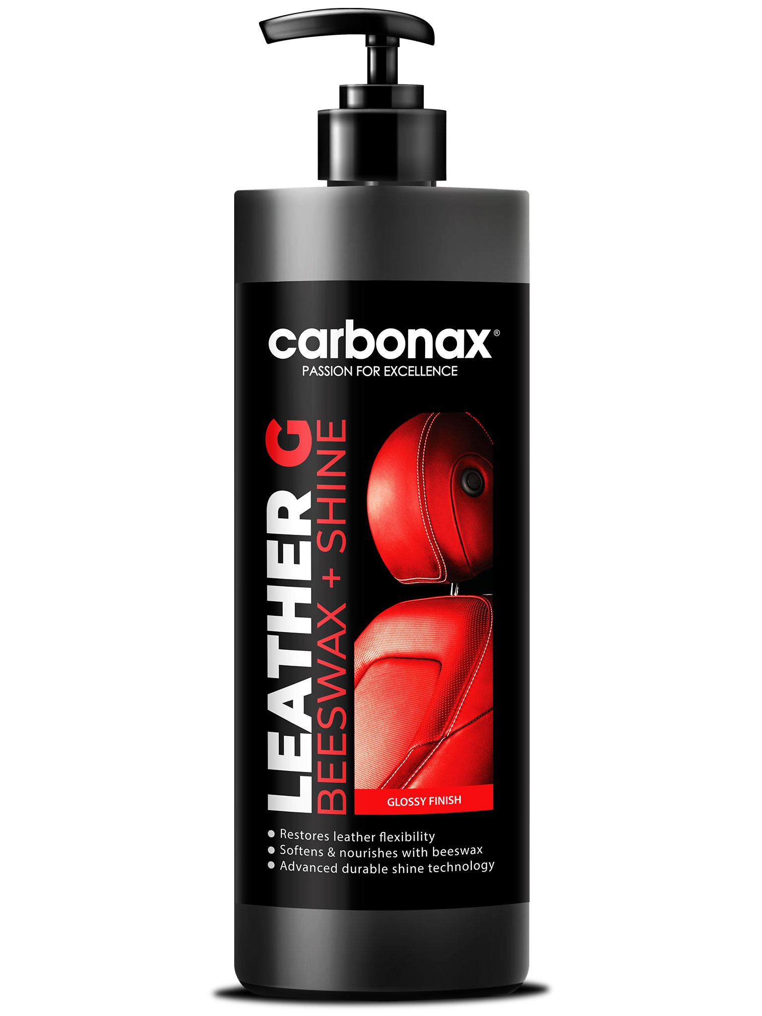 CARBONAX® čistič kože s kondicionérom a včelím voskom, lesklý, 500ml