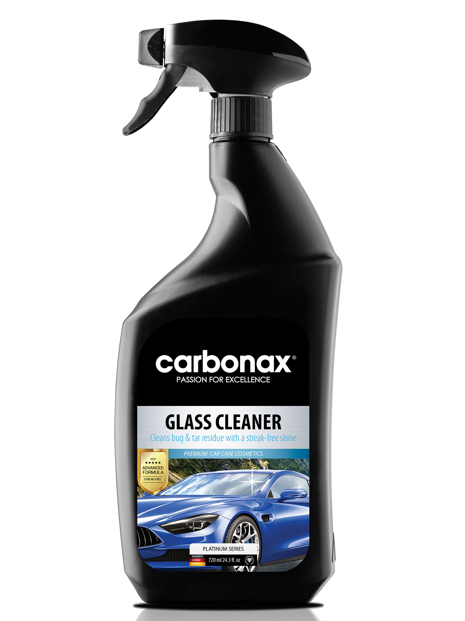 CARBONAX® čistič skla s vysokým leskom, 720ml