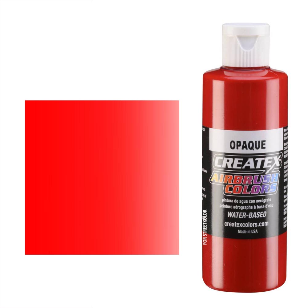 CreateX Červená 5210 Nepriehľadná 120ml airbrush farba