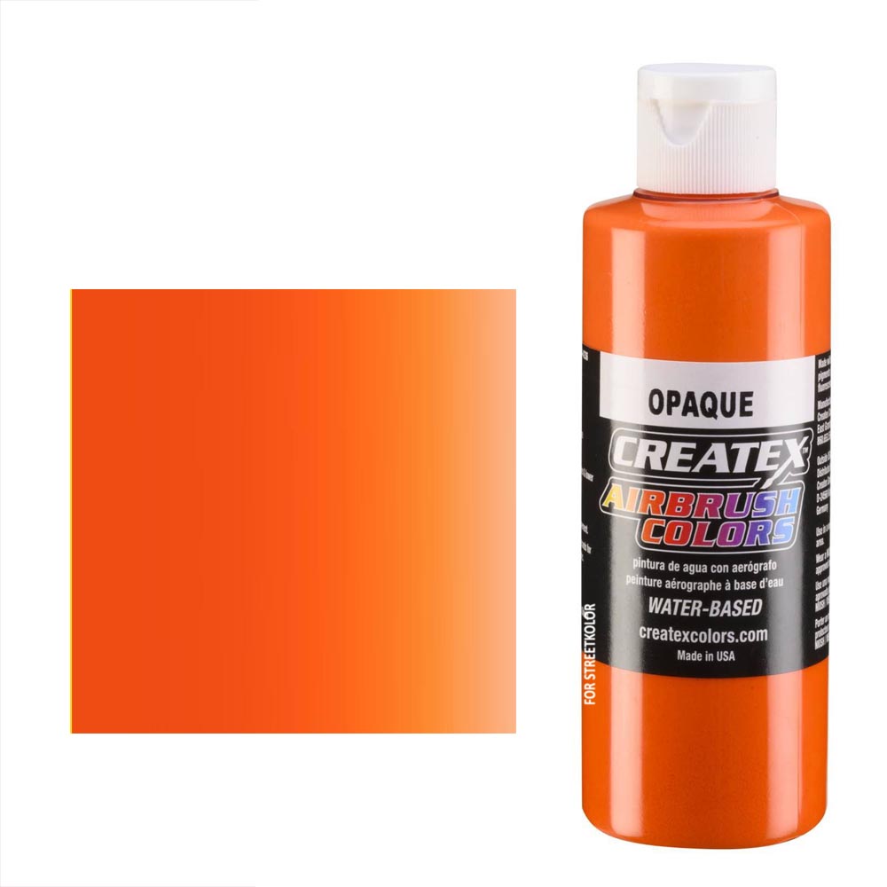 CreateX Oranžová 5208 Nepriehľadná 120ml airbrush farba