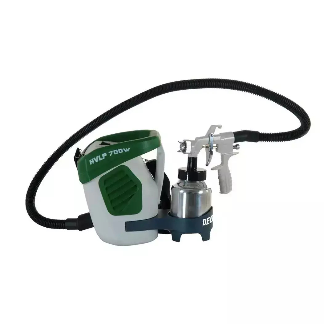 Elektrická striekacia pištoľ DEDRA DED7413 HVLP, 600W, trysky: 1,8 + 2,5mm