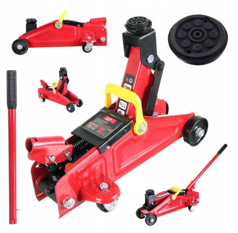 Zdvihák hydraulický 2T pojazdný, TORIN BIG RED JACK T820011, zdvih: 285mm