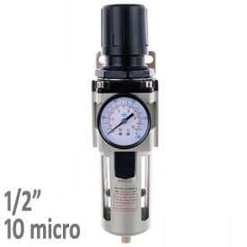 Regulátor tlaku s filtrom AW4000-04, vnútorný závit:1/2", filtrácia: 10 mikrónov