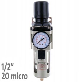Regulátor tlaku s filtrom AW4000-04, vnútorný závit:1/2", filtrácia: 20 mikrónov