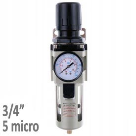 Regulátor tlaku s filtrom AW4000-06, vnútorný závit:3/4", filtrácia: 5 mikrónov