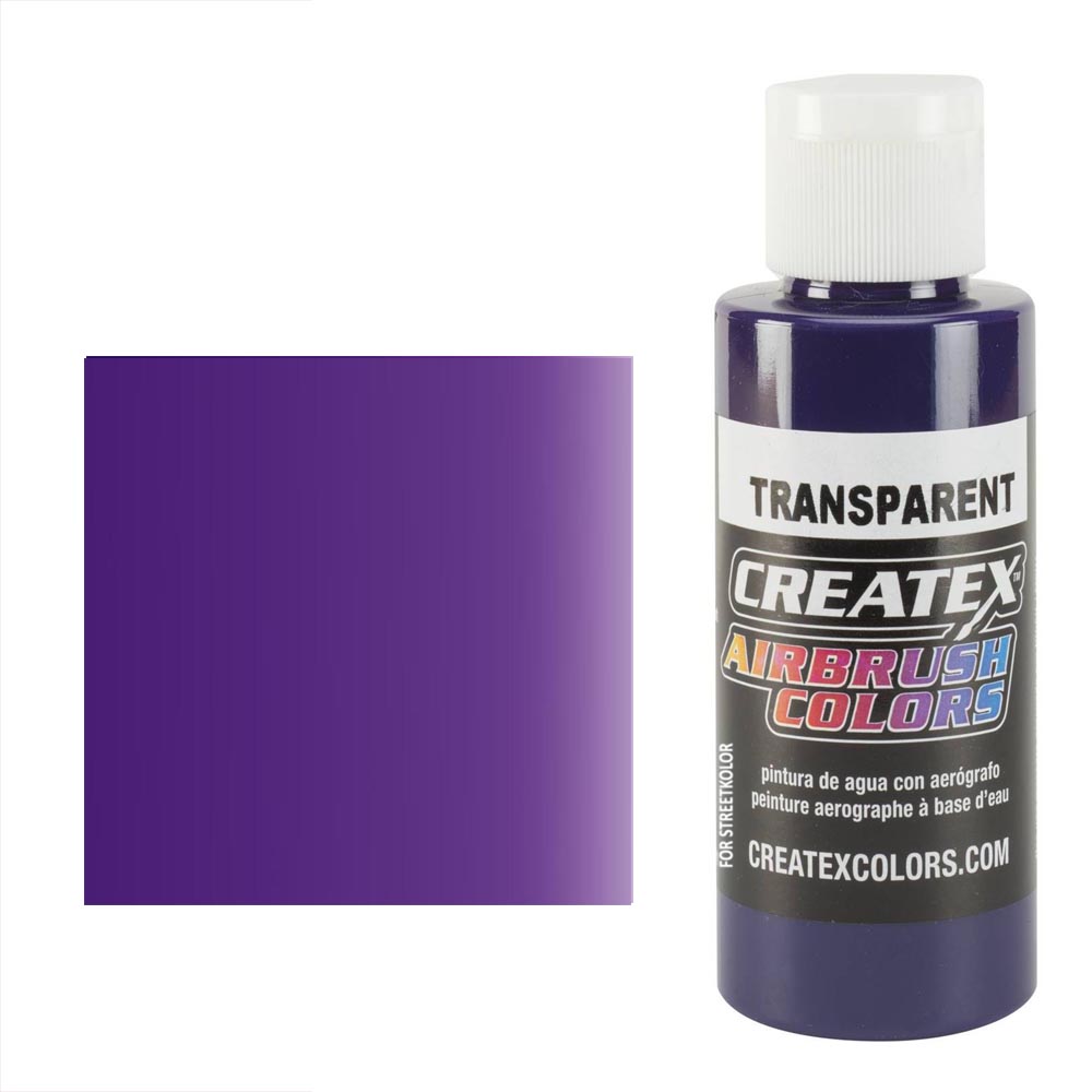 CreateX 5135 Purpurová priehľadná airbrush farba 60ml