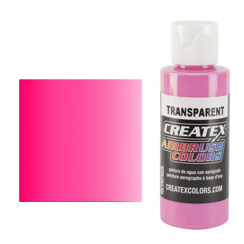 CreateX 5121 Ružová priehľadná airbrush farba 60ml