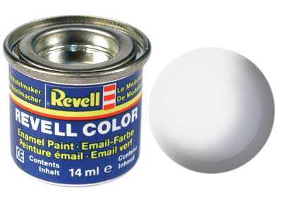 REVELL 04 biela lesklá syntetická modelárska farba (RAL9010), 14ml