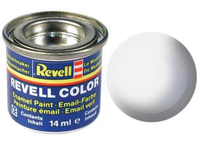 REVELL 05 biela matná syntetická modelárska farba (RAL9001), 14ml