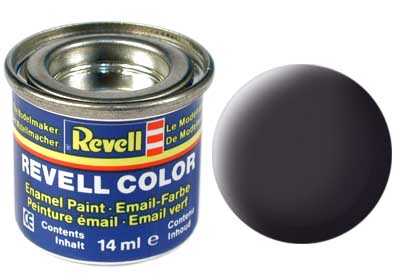 REVELL 06 čierna dehtová matná syntetická modelárska farba (RAL9021), 14ml