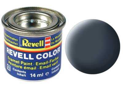 REVELL 09 antracitovo šedá matná syntetická modelárska farba (RAL7021), 14ml