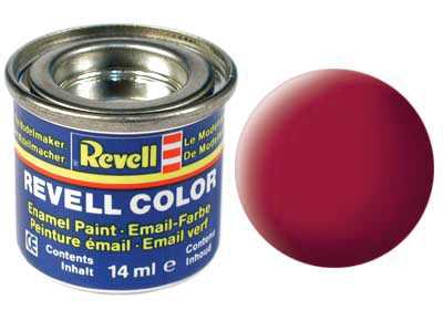 REVELL 36 Karmínovo červená matná syntetická modelárska farba (RAL3002), 14ml