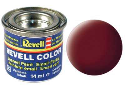 REVELL 37 červeno hnedá matná syntetická modelárska farba (RAL3009), 14ml