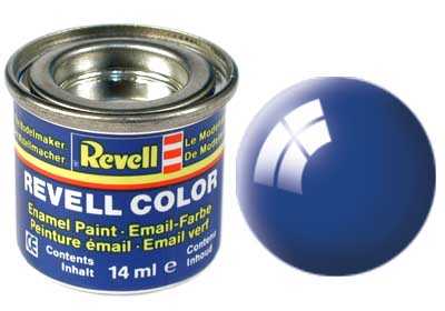 REVELL 52 modrá lesklá syntetická modelárska farba, 14ml