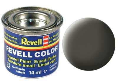 REVELL 67 zeleno šedá matná syntetická modelárska farba (RAL7009), 14ml